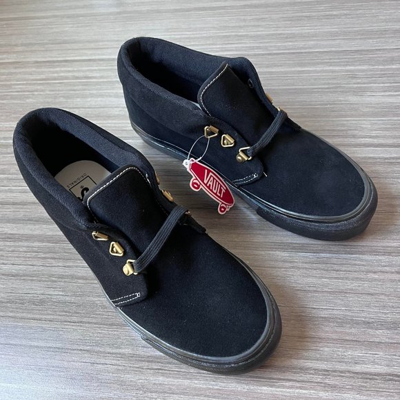 Vans Vault OG Chukka Sierra LX Black Suede Skate Shoes Men's - Picture 5 of 12